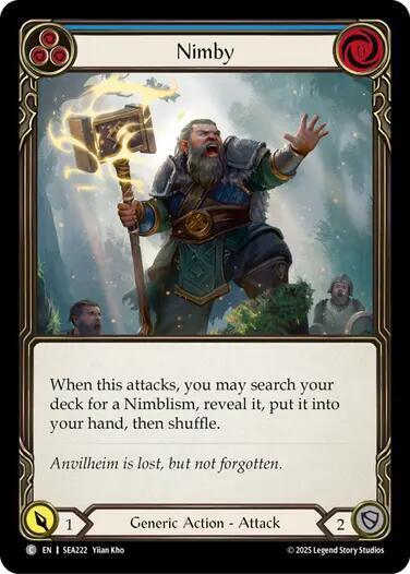 Nimby (Blue) - Rainbow Foil
