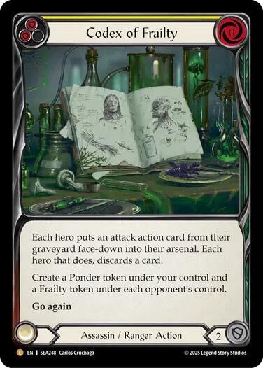Codex of Frailty - Rainbow Foil