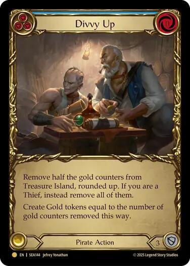 Divvy Up (Treasure) - Cold Foil