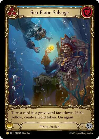 Sea Floor Salvage (Treasure) - Cold Foil