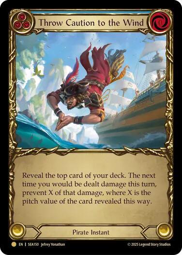 Throw Caution to the Wind (Treasure) - Cold Foil