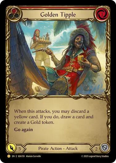 Golden Tipple (Red) (Treasure) - Cold Foil