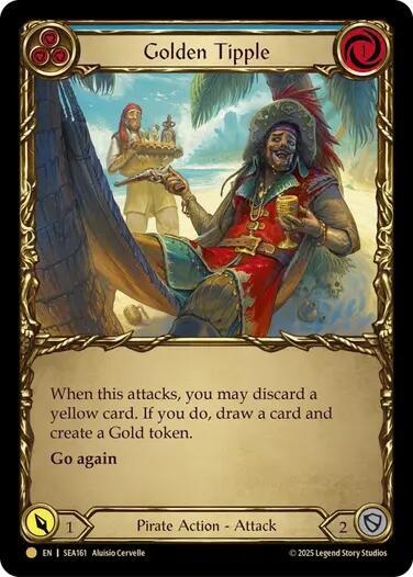Golden Tipple (Blue) (Treasure) - Cold Foil