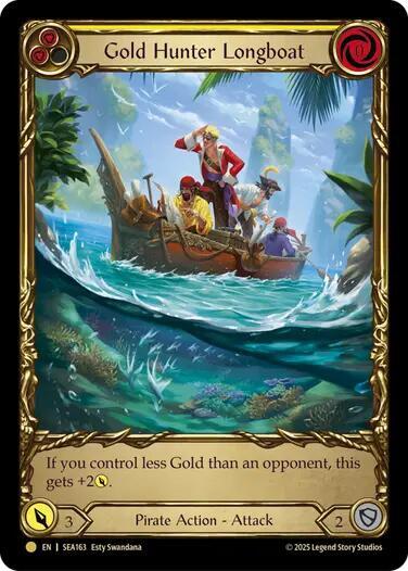 Gold Hunter Longboat (Treasure) - Cold Foil