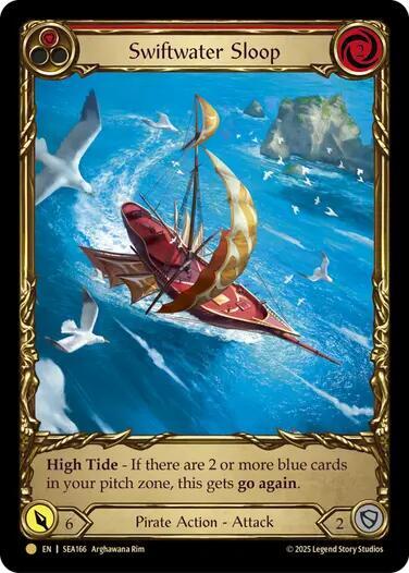 Swiftwater Sloop (Red) (Treasure) - Cold Foil