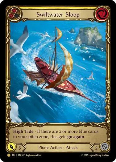 Swiftwater Sloop (Yellow) (Treasure) - Cold Foil