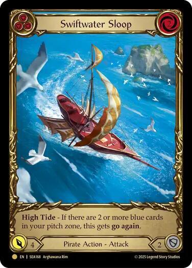 Swiftwater Sloop (Blue) (Treasure) - Cold Foil
