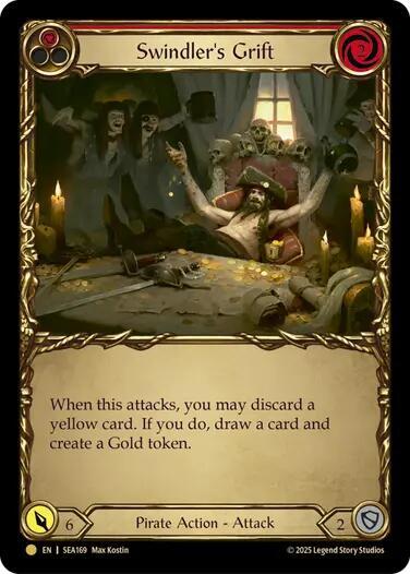 Swindlers Grift (Red) (Treasure) - Cold Foil