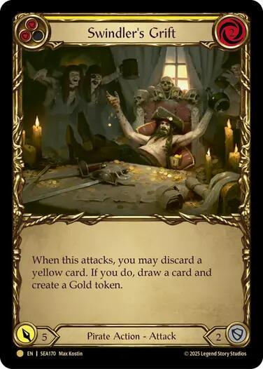 Swindlers Grift (Yellow) (Treasure) - Cold Foil