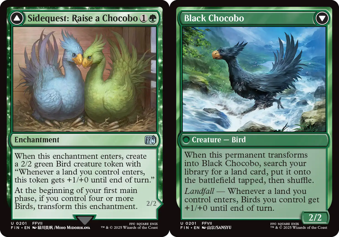 black chocobo card mtg Traveling Chocobo (black) PSA TAG Beckett | Extended Art Display Case for Graded MTG