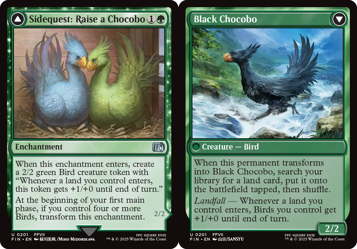 Sidequest: Raise a Chocobo // Black Chocobo
