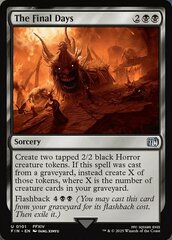 The Final Days - Foil