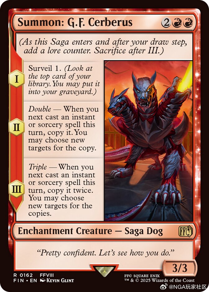 Summon: G.F. Cerberus - Foil