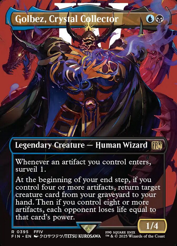 Golbez, Crystal Collector - Foil - Borderless