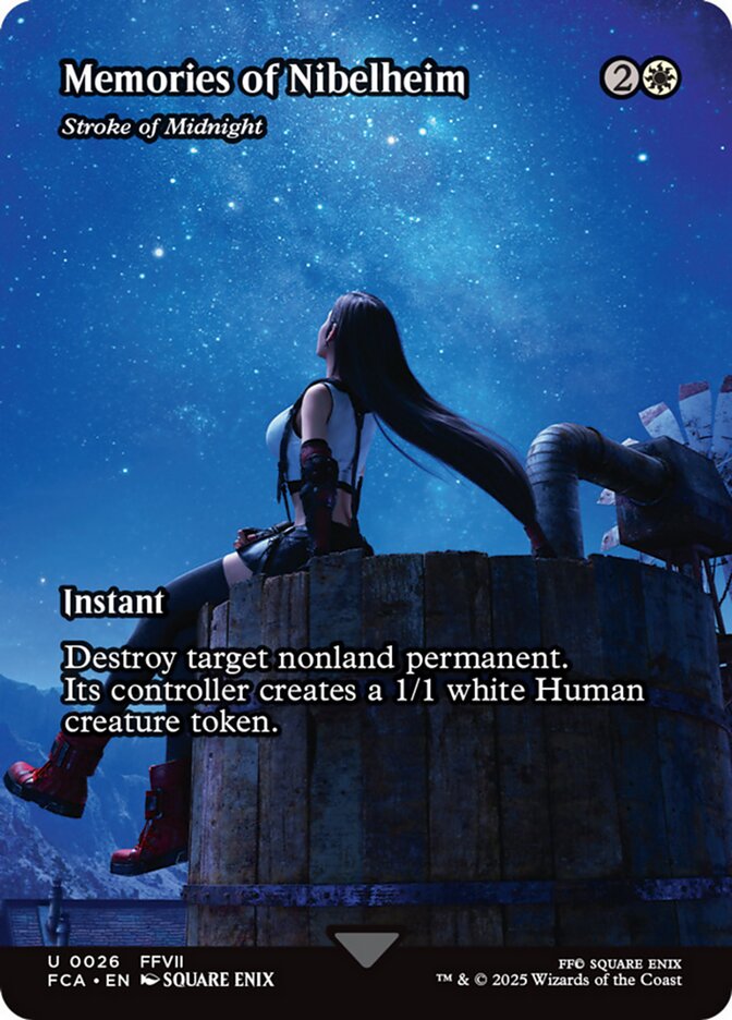 Memories of Nibelheim - Stroke of Midnight - Foil - Showcase