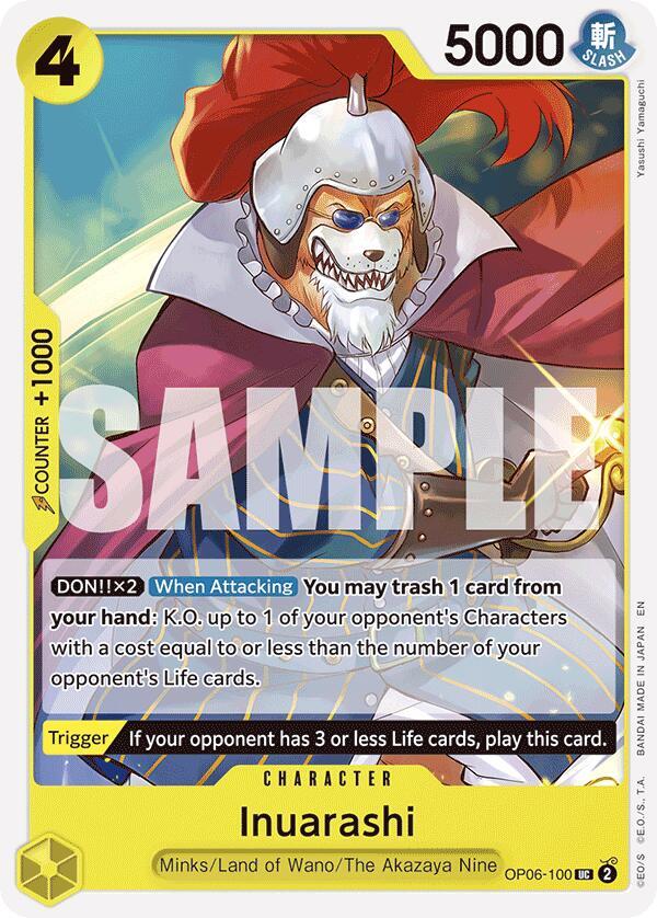 Inuarashi (Reprint) - OP06-100 - UC