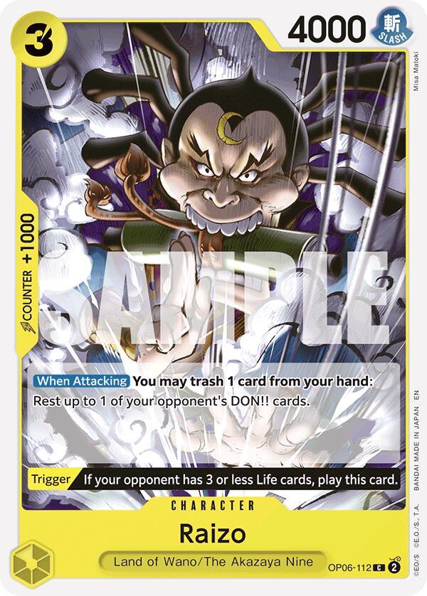 Raizo (Reprint) - OP06-112 - C