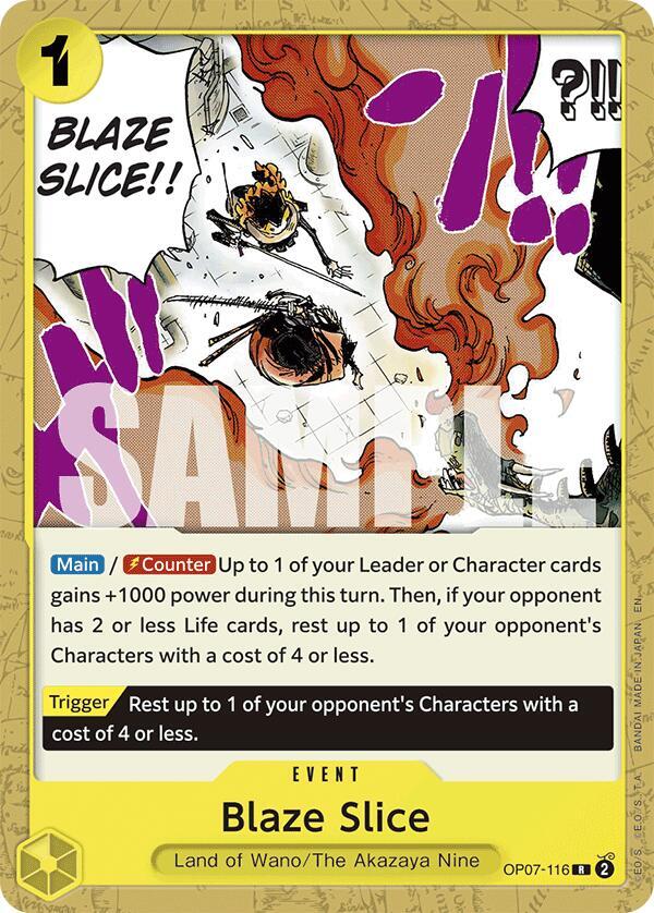 Blaze Slice (Reprint) - OP07-116 - R