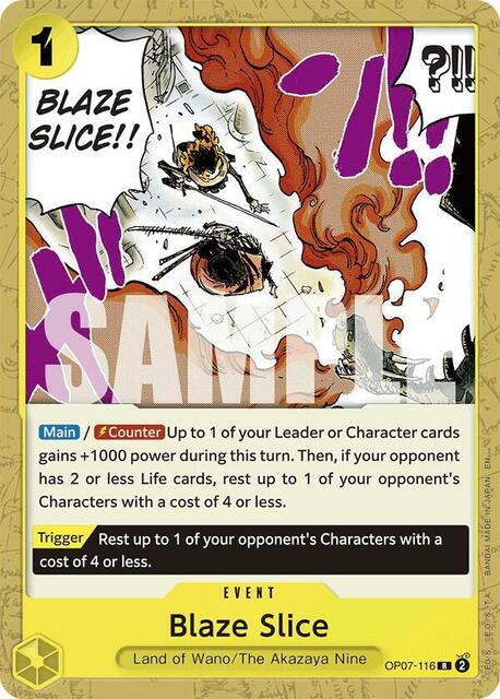 Blaze Slice (Reprint) - OP07-116 - R