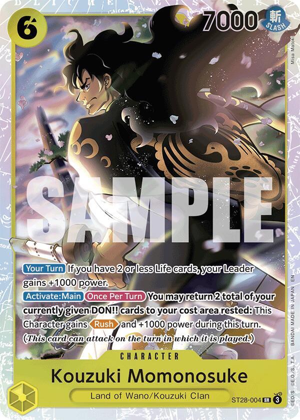Kouzuki Momonosuke - ST28-004 - SR - Foil