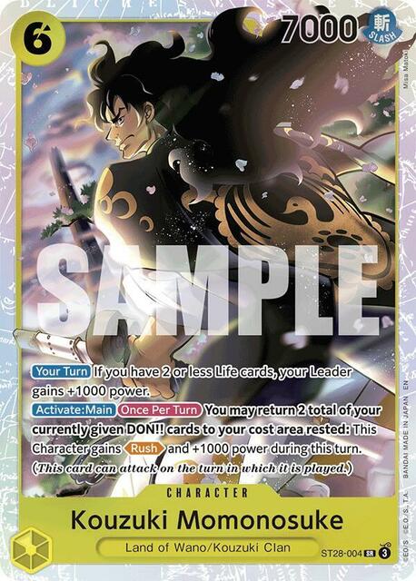 Kouzuki Momonosuke - ST28-004 - SR - Foil