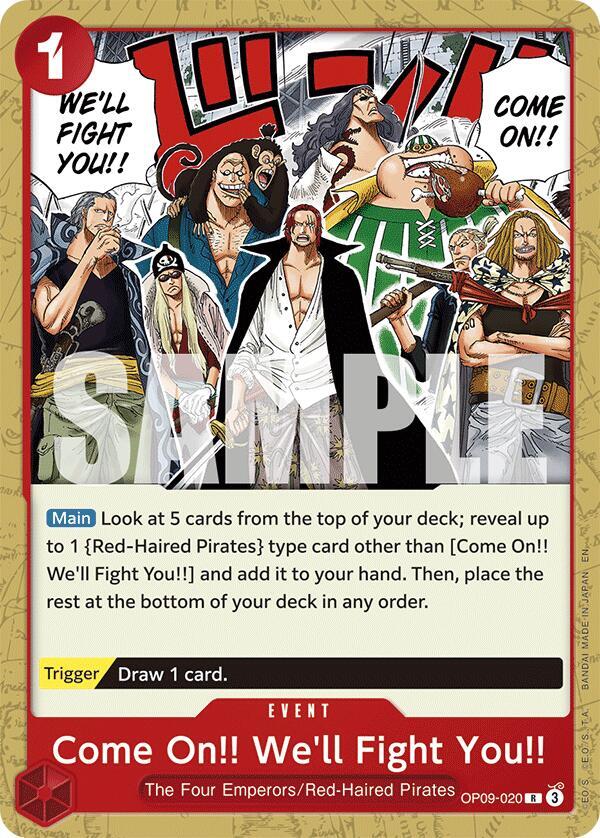 Come On!! Well Fight You!! (Reprint) - OP09-020 - R