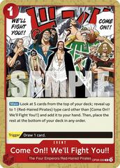Come On!! We'll Fight You!! (Reprint) - OP09-020 - R