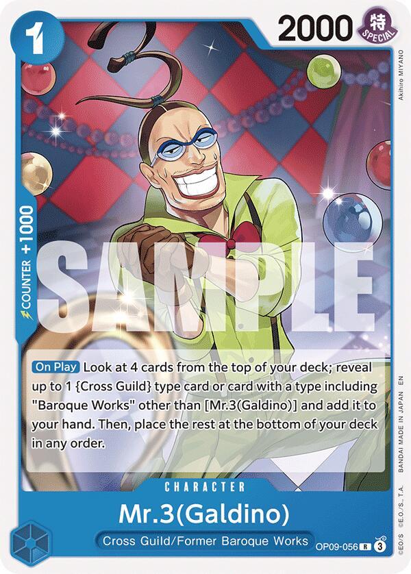 Mr.3(Galdino) (Reprint) - OP09-056 - R