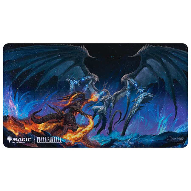 Ultra Pro - Final Fantasy Ifrit vs. Bahamut Holofoil Playmat for Magic: The Gathering