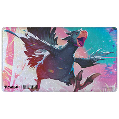 Ultra Pro - Final Fantasy Traveling Chocobo - Black Holofoil Playmat for Magic: The Gathering