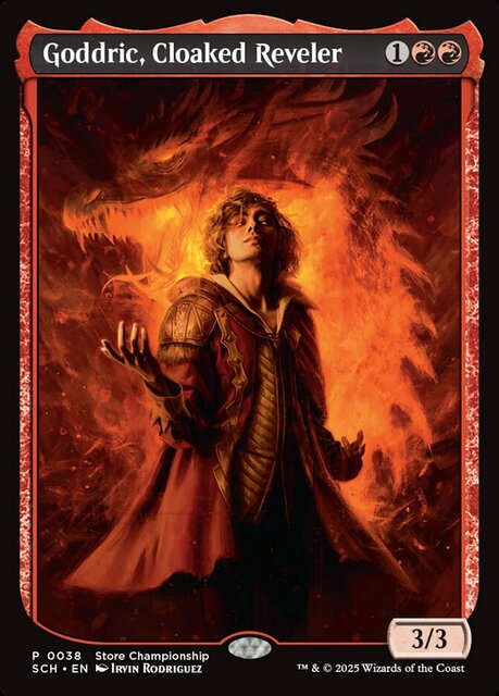 Goddric, Cloaked Reveler - Store Championship Promo
