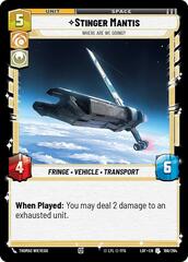 Stinger Mantis - Where Are We Going?