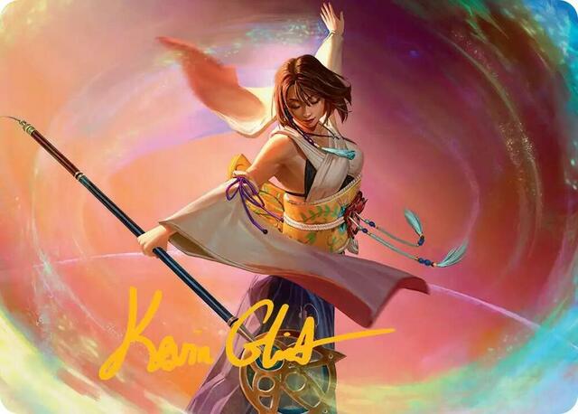 Yuna, Grand Summoner Art Card (Gold-Stamped Signature)