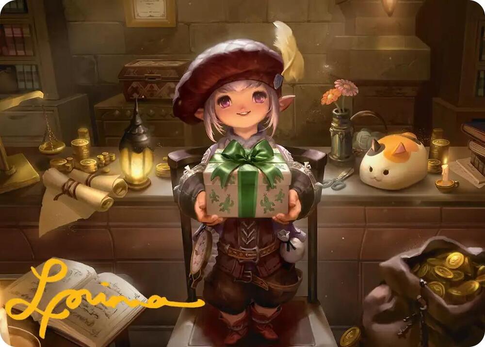 Tataru Taru Art Card (Gold-Stamped Signature)