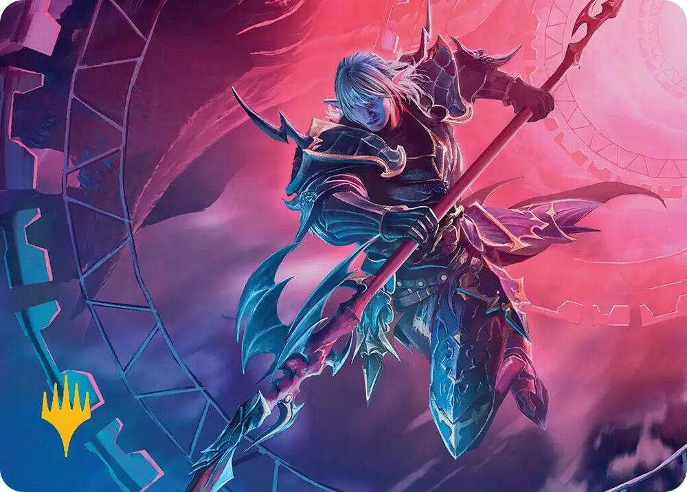 Estinien Varlineau Art Card (Gold-Stamped Planeswalker Symbol)