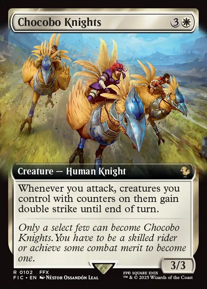 Chocobo Knights - Foil - Extended Art