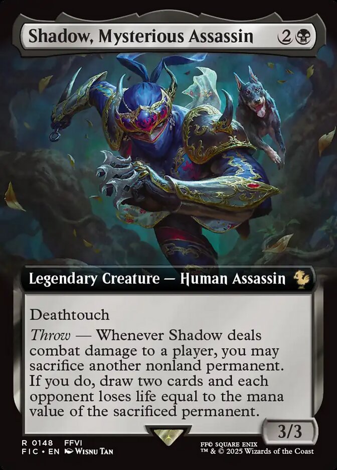 Shadow, Mysterious Assassin - Extended Art