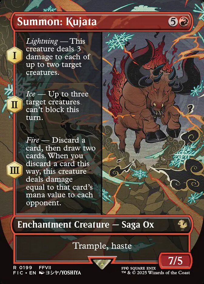 Summon: Kujata - Foil - Borderless