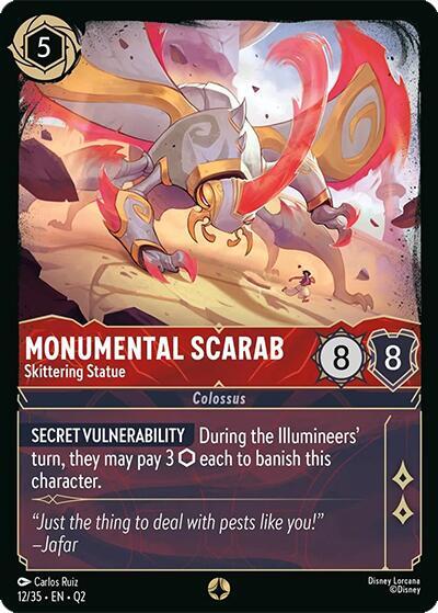 Monumental Scarab - Skittering Statue - 12/35