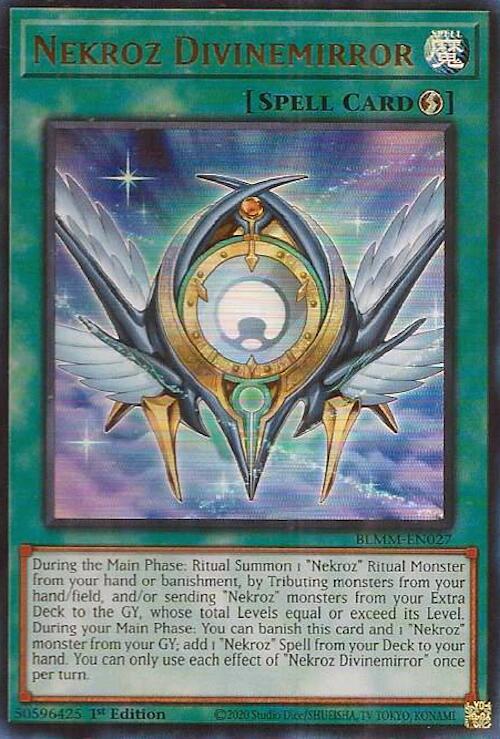 Nekroz Divinemirror - BLMM-EN027 - Ultra Rare - 1st Edition