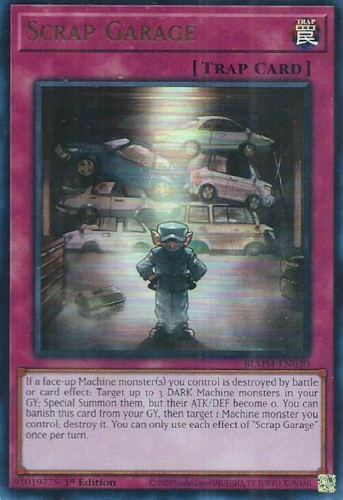 Scrap Garage - BLMM-EN030 - Ultra Rare - 1st Edition