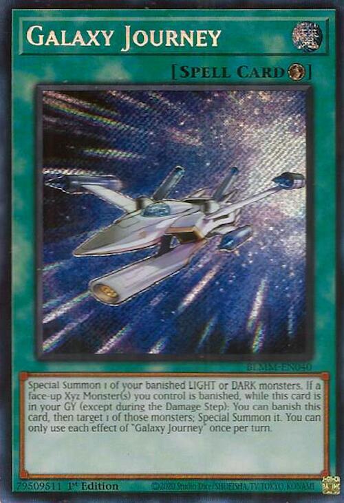 Galaxy Journey - BLMM-EN040 - Secret Rare - 1st Edition