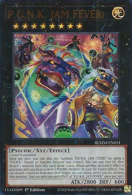 P.U.N.K. JAM FEVER! - BLMM-EN051 - Starlight Rare - 1st Edition