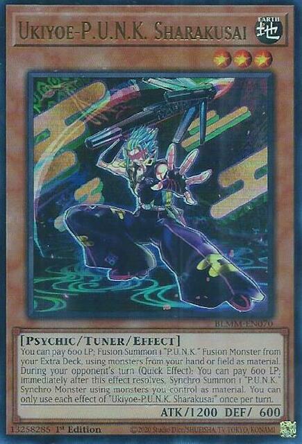 Ukiyoe-P.U.N.K. Sharakusai - BLMM-EN070 - Ultra Rare - 1st Edition