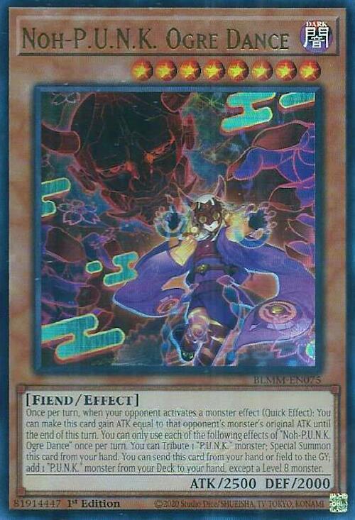 Noh-P.U.N.K. Ogre Dance - BLMM-EN075 - Ultra Rare - 1st Edition