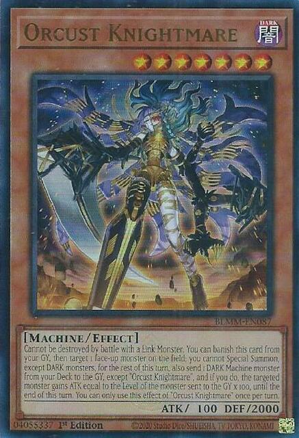 Orcust Knightmare - BLMM-EN087 - Ultra Rare - 1st Edition - Yu-Gi-Oh Singles Special Sets Battles of Legend: Monster Mayhem - BLMM - Game Keeper Online Orcust Knightmare - BLMM-EN087 - Ultra Rare - 1st Edition - Yu-Gi-Oh Singles Special Sets Battles of Legend: Monster Mayhem - BLMM - Game Keeper Online