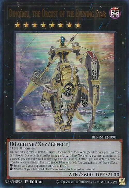 Dingirsu, the Orcust of the Evening Star - BLMM-EN090 - Ultra Rare - 1st Edition