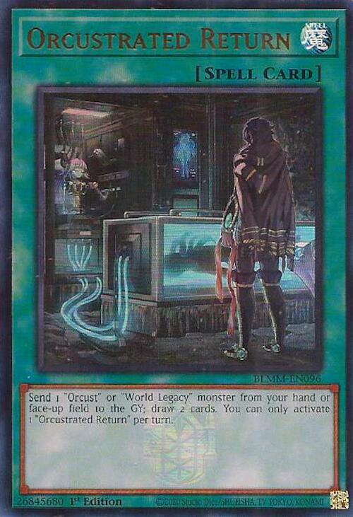 Orcustrated Return - BLMM-EN096 - Ultra Rare - 1st Edition
