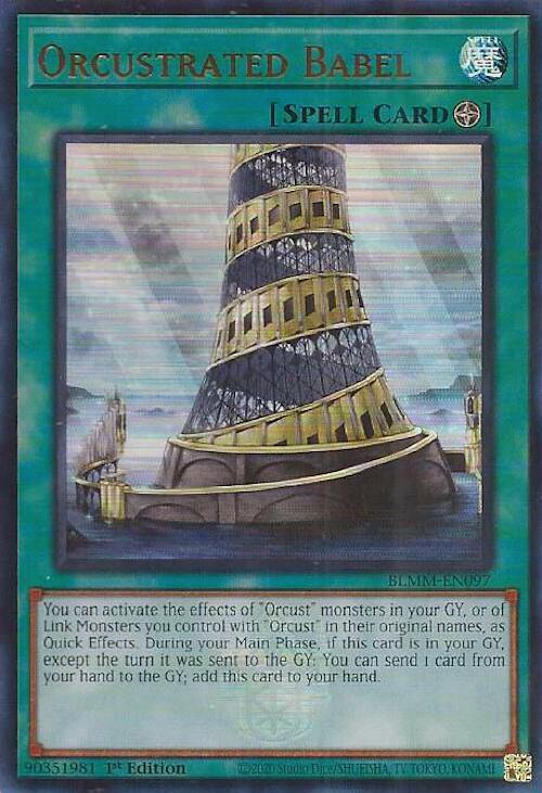 Orcustrated Babel - BLMM-EN097 - Ultra Rare - 1st Edition