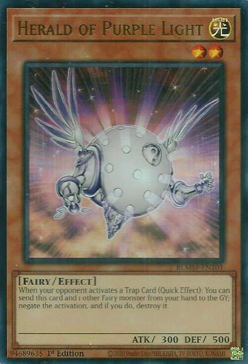 Herald of Purple Light - BLMM-EN101 - Ultra Rare - 1st Edition